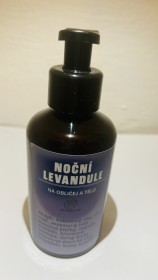 Parfémovaný tělový olej Noční levandule, 200 ml